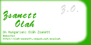zsanett olah business card